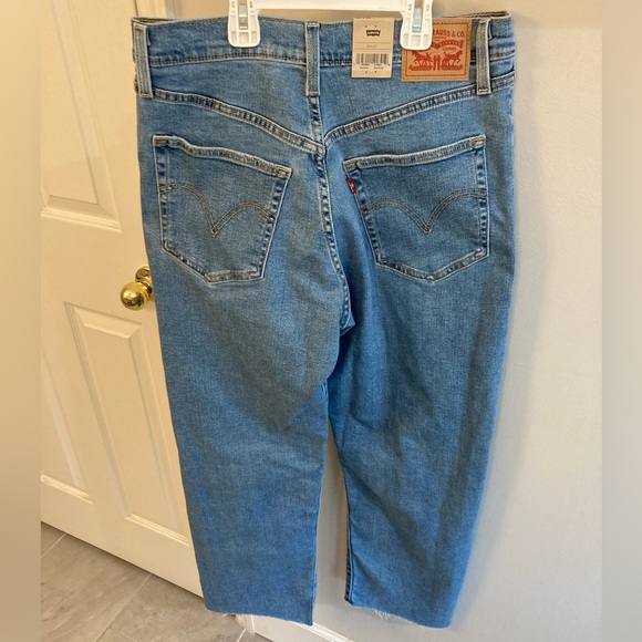 Levi’s NWT Ribcage Straight Ankle Jeans SIZE 29 - Picture 6 of 7